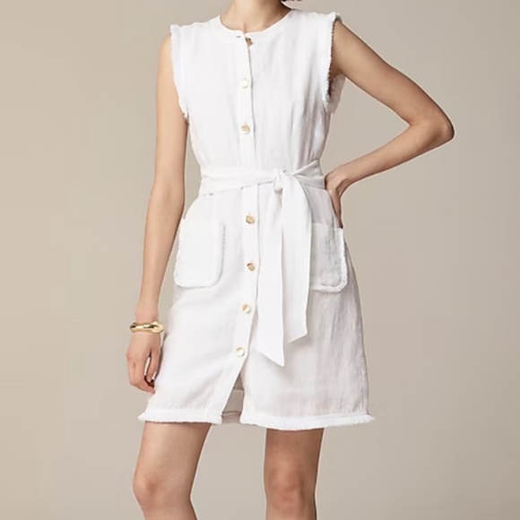 J. Crew Dresses & Skirts - J. Crew - Linen Shirt Dress - NWOT - Size M